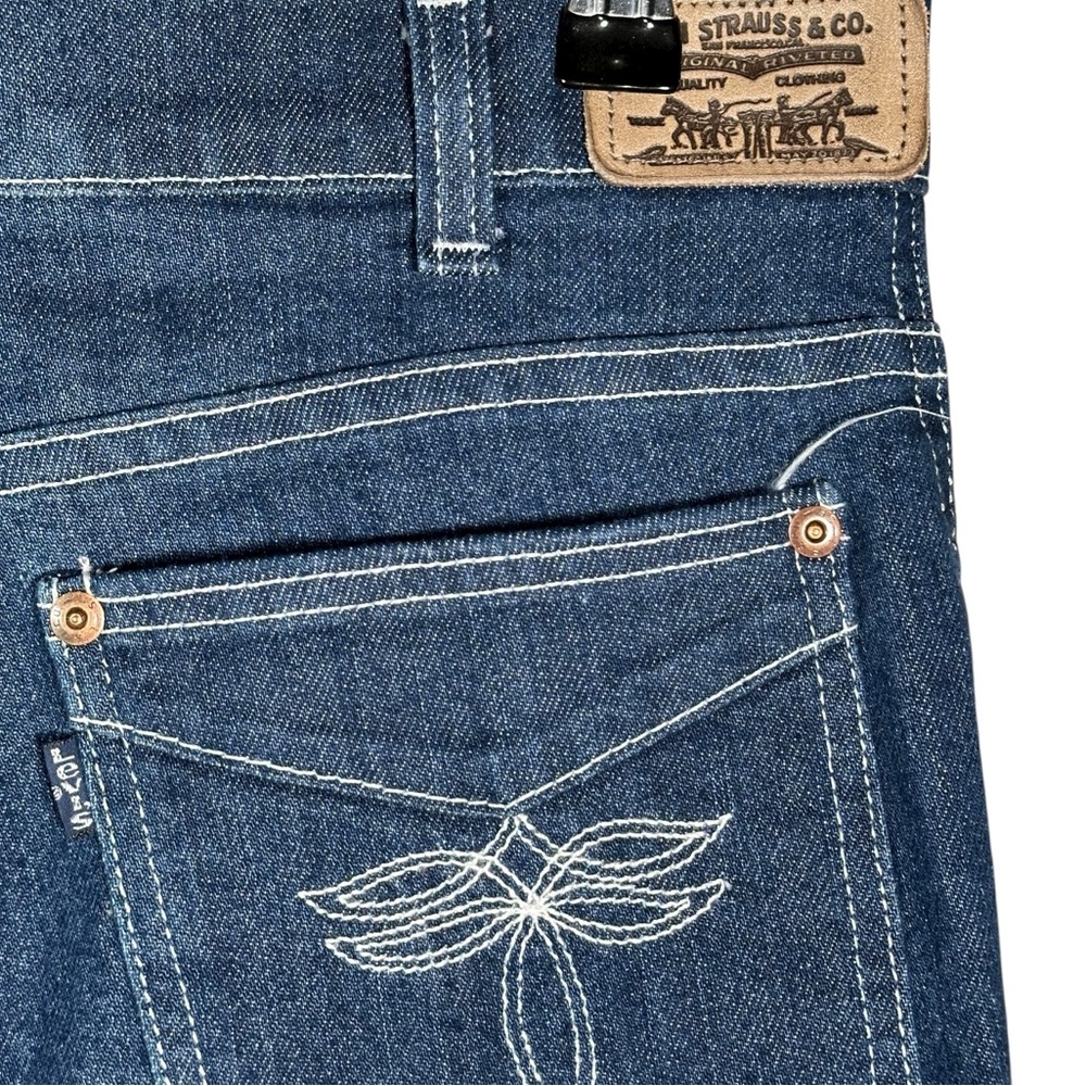 LEVI’S Vintage 70’s Movin’ On Embroidered High Waist Bootcut Jeans 32x34 - Picture 5 of 10